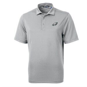 Cutter & Buck NWT Philadelphia Eagles NFL Gray Performance Polo Shirt Men's 1XB